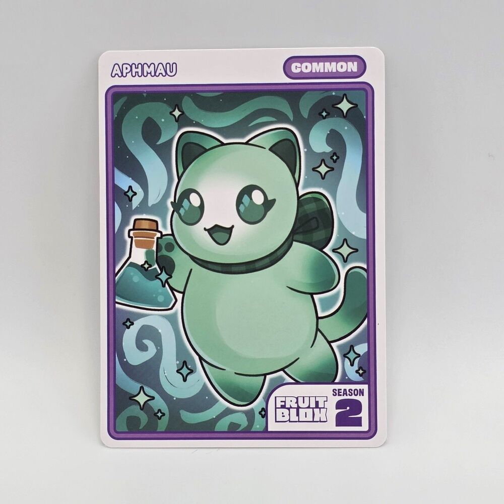 Aphmau Season 2 Fruit Blox trading cards Kim common